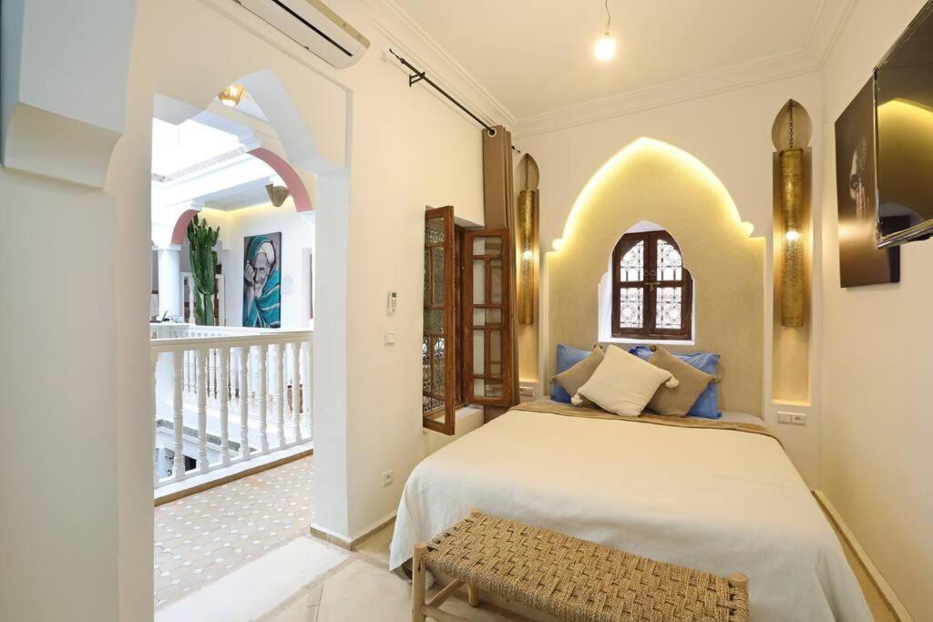 Riad El Khir En Centre Ville Rooftop Et Bassin Marrakesh Exterior foto